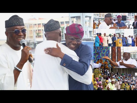 The Creator Of Bonsue Fuji, Dr. Ayuba Electrifies the stage with Gov. Babajide Sanwoolu (Mr.Project)