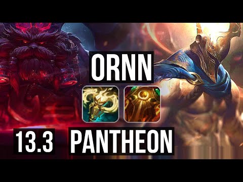 ORNN vs PANTHEON (TOP) | 6/1/13, 1.8M mastery, 800+ games | EUW Master | 13.3