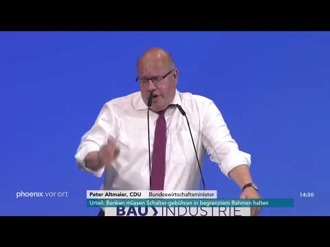 Rede von Peter Altmaier beim Tag der Bauindustrie "(R)Evolution Bau 2030" am 18.06.19
