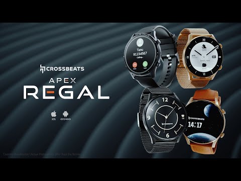 CrossBeats Orbit Apex SUPER AMOLED Display, BT Calling 60 Sports Mode ...