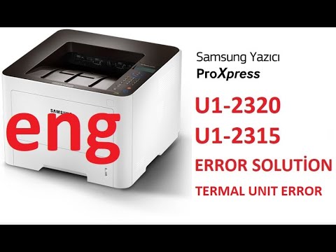 SAMSUNG PRINTER U1 2320 U1 2315 ERROR SOLUTION Fix 4020 4025 4075 3815 m2876 all models
