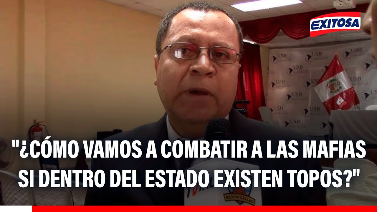 🔴🔵 Luis Martel: "¿Cómo vamos a combatir a las mafias si dentro del Estado existen topos?"