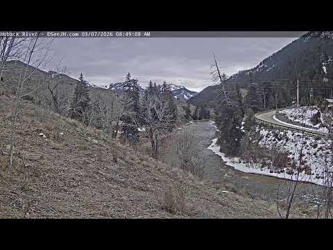 Hoback River, Wyoming live webcam