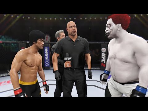 Bruce Lee vs. Clown (EA Sports UFC 2) - Epic Battle 💯 🐲 - Dragon Fights 🐉
