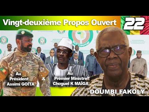 Doumbi FAKOLY (Vingt-deuxième propos ouverts)