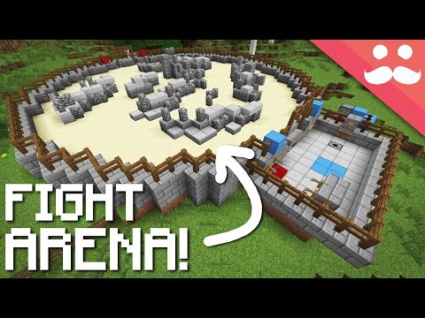 How to make a PISTON PVP ARENA in Minecraft!
