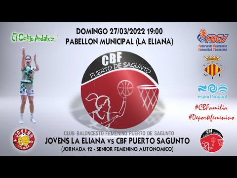 Videohighlights Jovens La Eliana - Senior El Cortijo Andaluz CBF Puerto Sagunto (J12 LIGA 21-22)