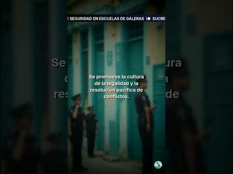 Policía promueve seguridad en escuelas de Galeras