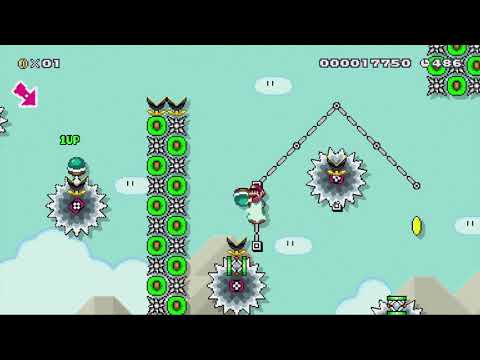 Clearing Kaizo : Double mid air. / Shell jump : x1, x2, x3,... (Super Mario Maker)