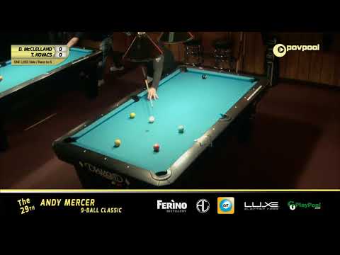 #9 - 2019 Andy Mercer 9-Ball Classic / Tim KOVACS vs Don McClelland