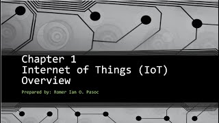 ITDN 83 - Chapter 1: Internet of Things (IoT) Overview