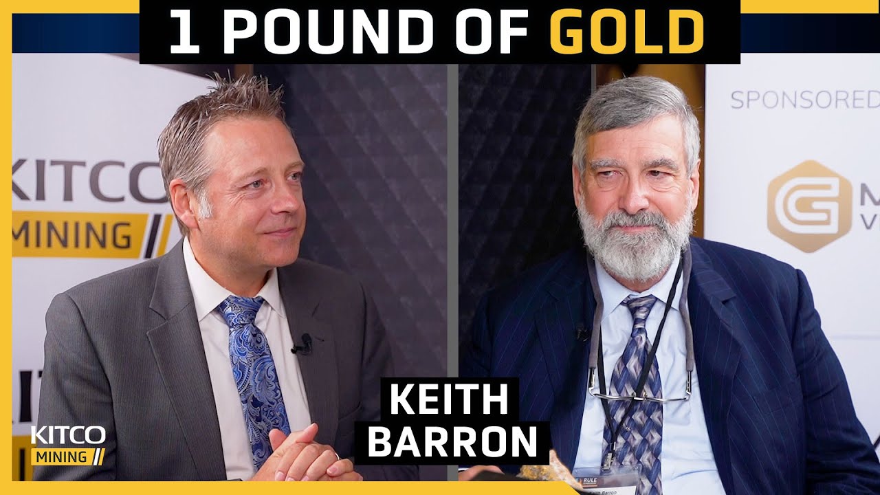 ‘It’s quite an astonishing piece’ — Aurania’s CEO Keith Barron, on a 46% Au historic gold specimen