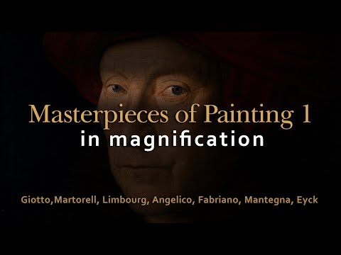 Giotto, Martorell, Angelico, Mantegna, Eyck -  Masterpieces of painting 1 in 4k magnification