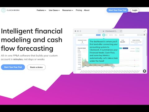 Financial Forecasting and Modeling AI Software Sets Up in Minutes | Clockwork AI