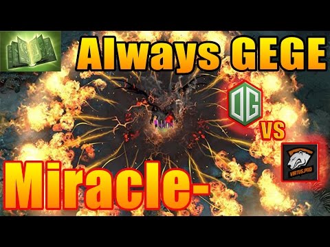 Miracle- Dota 2 [Shadow Fiend] OG vs VP - GREAT As Usual