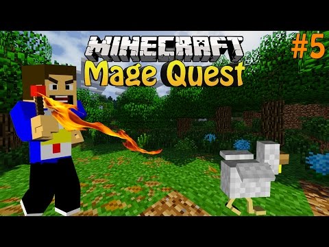 VilnPanther - Mage Quest | Minecraft Survival | Ep.5 | Playing with fire