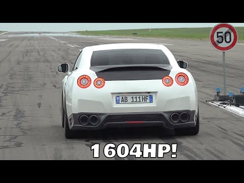 1604HP Nissan R35 GT-R ETS PRO1700 Turbokit 0-366 KM/H Acceleration!