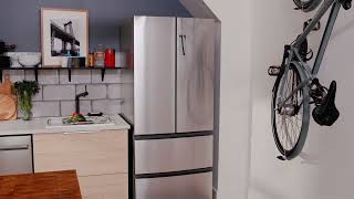 Haier 15-Cu.-Ft.Glass French-Door Refrigerator15-Cu.-Ft.Glass French-Door Refrigerator Glass HRF15N3BGF Picture