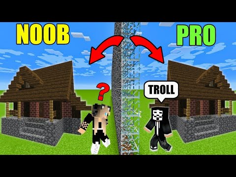 Famous Games - NOOB VS PRO INCREDIBLE TROLL FOR NOOBAKI MINECRAFT FAMOUS GAMES