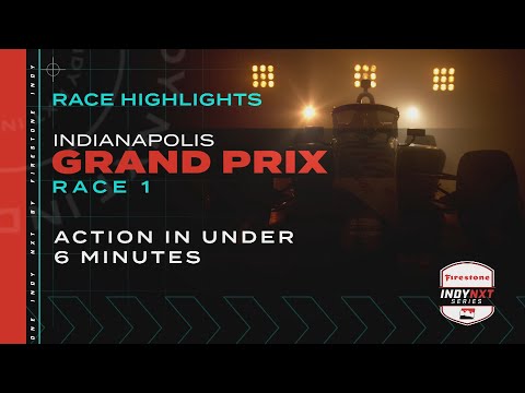 Race Highlights: Indianapolis Grand Prix Race 1 | INDY NXT by Firestone