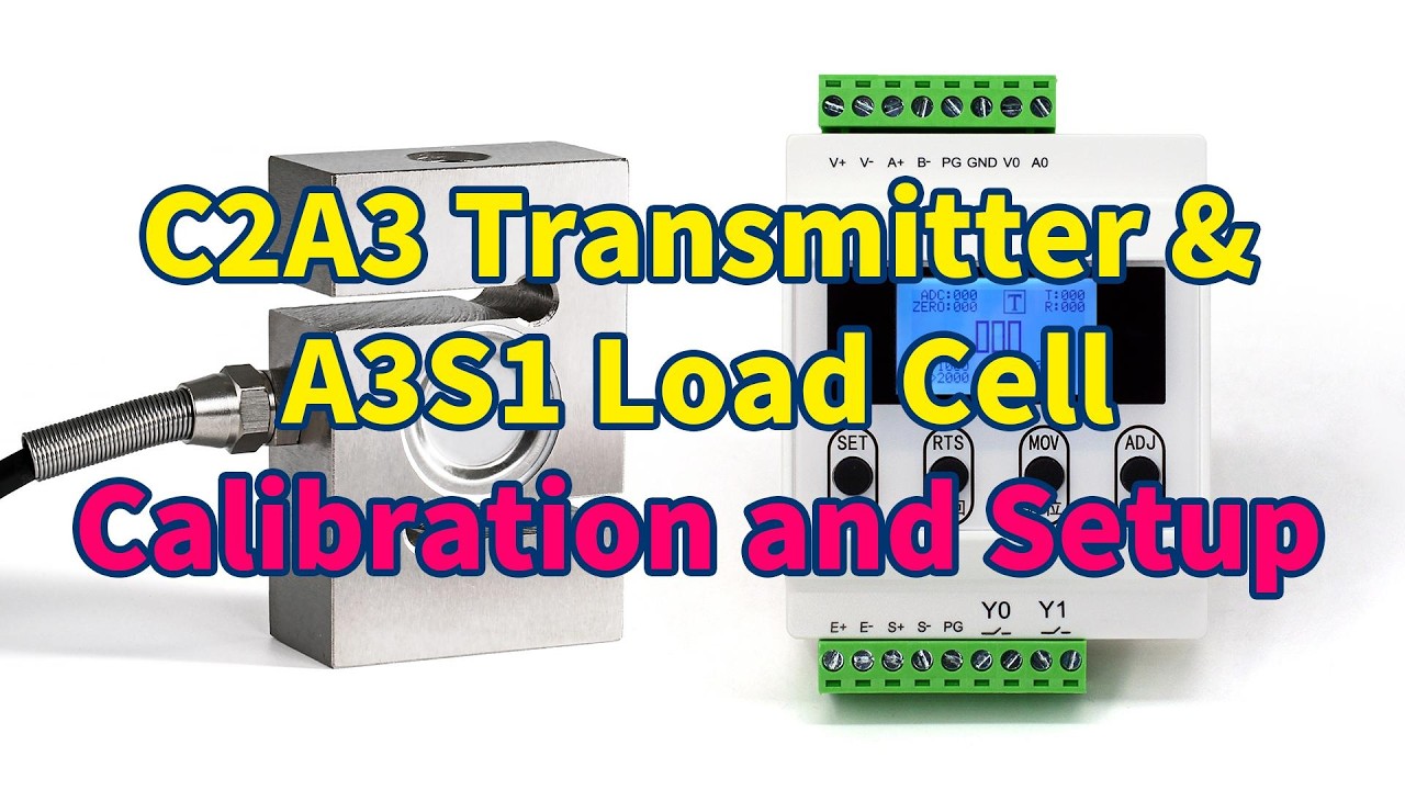 ST Indicator +A3S1 Load Cell Calibration and Setup Tutorial