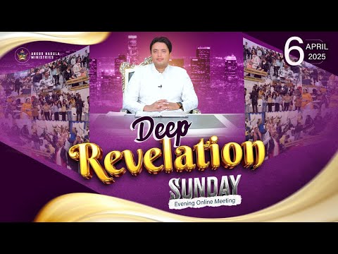 ✨SPECIAL SUNDAY EVENING ONLINE MEETING | 06-04-2025 | ANKUR NARULA MINISTRIES