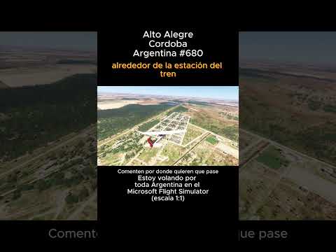 Alto Alegre, Cordoba desde el Microsoft Flight Simulator #altoalegre #cordoba #msfs #joaha45