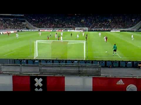 Sfeer vanaf "F - Side" tijden Jong Ajax - Jong PSV