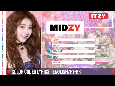 ITZY - MIDZY (English Ver.) (Color Coded Lyrics/Tradução INGLÊS/PT-BR)