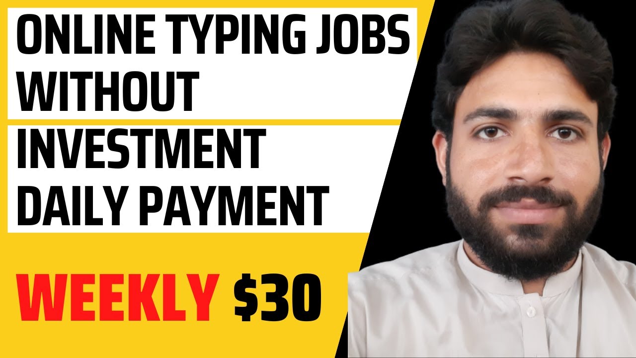 online typing jobs without investment daily payment | captcha typing job daily payment | data entry