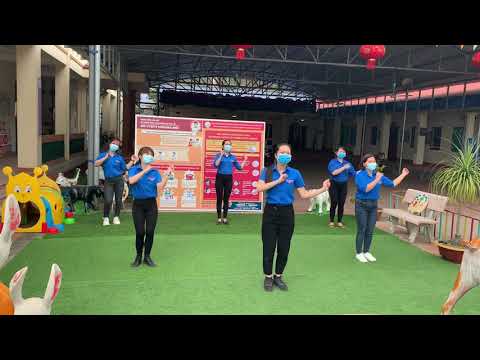 Chi đoàn thanh niên trường mầm non Công ty giấy Hoàng Văn Thụ tuyên truyền phòng chống dịch Cvid với bài nhảy Điệu nhảy Ghen Cô Vy