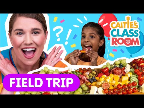 小吃聚會大挑戰：嘗試新食物！| 凱蒂的教室實地考察 (The Big Snack Party Challenge: Try New Foods! | Caitie's Classroom Field Trip)