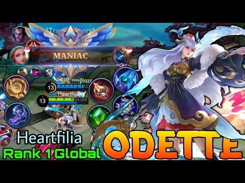MANIAC Odette Sage of the Currents New CREATE Skin - Top 1 Global Odette by Heartfilia - MLBB
