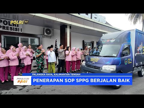 GUBERNUR KALIMANTAN TENGAH APRESIASI DAPUR SPPG KEMALA I PRESISI POLDA KALTENG