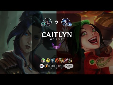 Caitlyn ADC vs Jinx - KR Master Patch 12.22