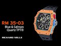 RM 35 03 Blue Salmon Quartz TPT RICHARD MILLE