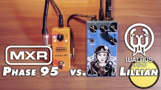 Video thumbnail for MXR Phase 95 vs. Walrus Audio Lillian I Phaser Shootout + Opinion by Made by Miike