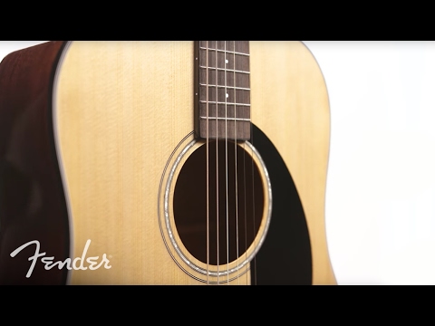 Fender CD-140SCE Natural Elektro Akustik Gitar - Video