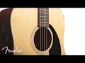 миниатюра 6 Видео о товаре Гитара акустическая FENDER CD-60S NATURAL WN