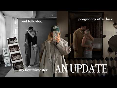 vlog: I'm pregnant!!! the first trimester & pregnancy after loss