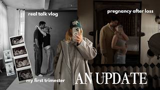 vlog: I'm pregnant!!! the first trimester & pregnancy after loss