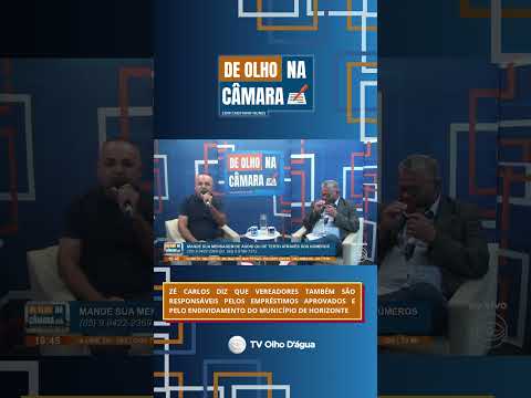 Zé Carlos diz que vereadores também são responsáveis pelo endividamento de Horizonte