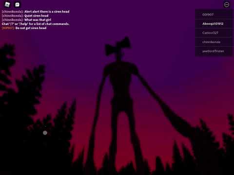 Siren head eats me! Roblox siren head