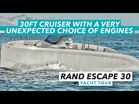 30ft cruiser with a very unexpected choice of engines! Rand Escape 30 yacht tour | MBY