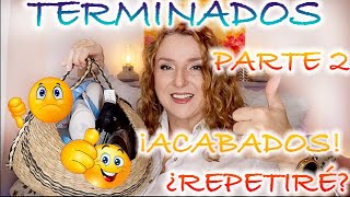 PRODUCTOS TERMINADOS PARTE 2. Vamos  a ver qué usé y qué recomiendo. #terminados #productosacabados