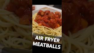 🍝 Lovely AIR FRYER turkey MEATBALLS! LOW FAT surprise ingredient... NINJA FOODI MAX AIRFRYER RECIPE