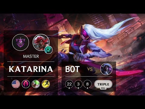 Katarina Bot vs Kai'Sa - NA Master Patch 9.18