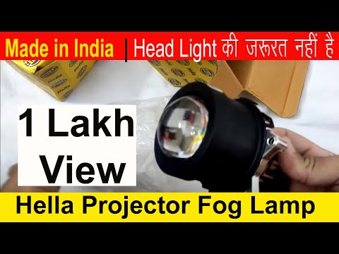 Hella 60mm Projector Fog lamp review and installation # Best projector fog lamp # Made in India