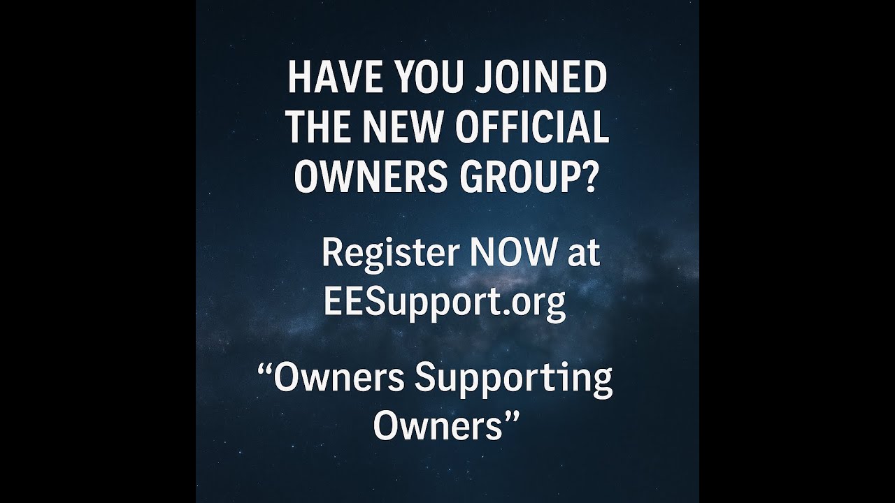 EESupport.org Invite to all EESystem Center Owners