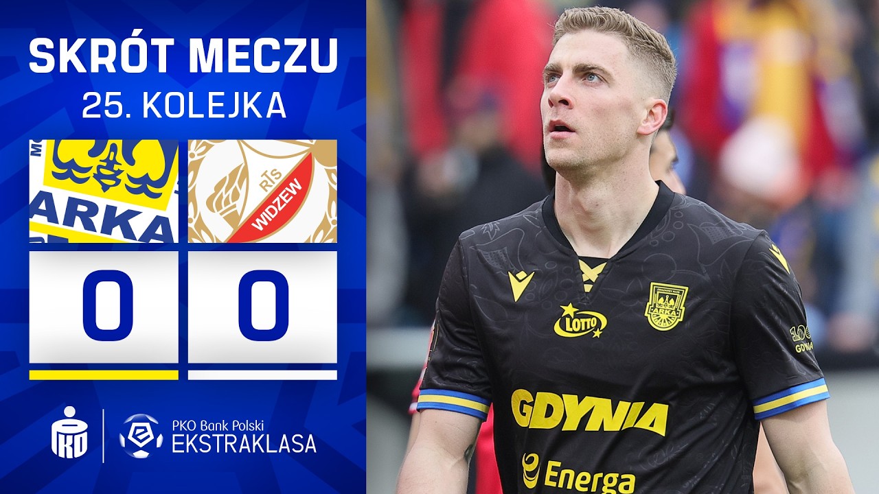 MZKS Arka Gdynia vs Widzew Łódź Highlights